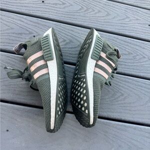Adidas NMD R1 Olive Green Rose Gold Women’s 8 Boost